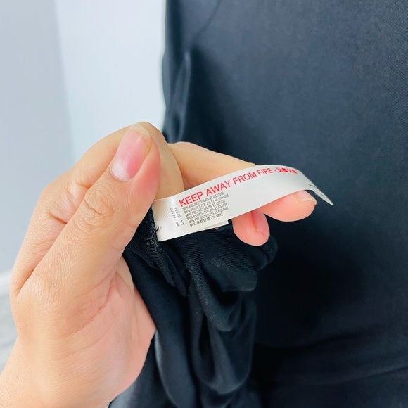 NWT Free People | Oh Lucky You BLACK COWL NECK Bodysuit - Picture 8 of 9